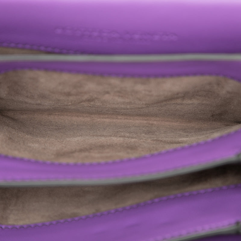 Small Nappa Intrecciato Runway Shoulder Bag - Image 4