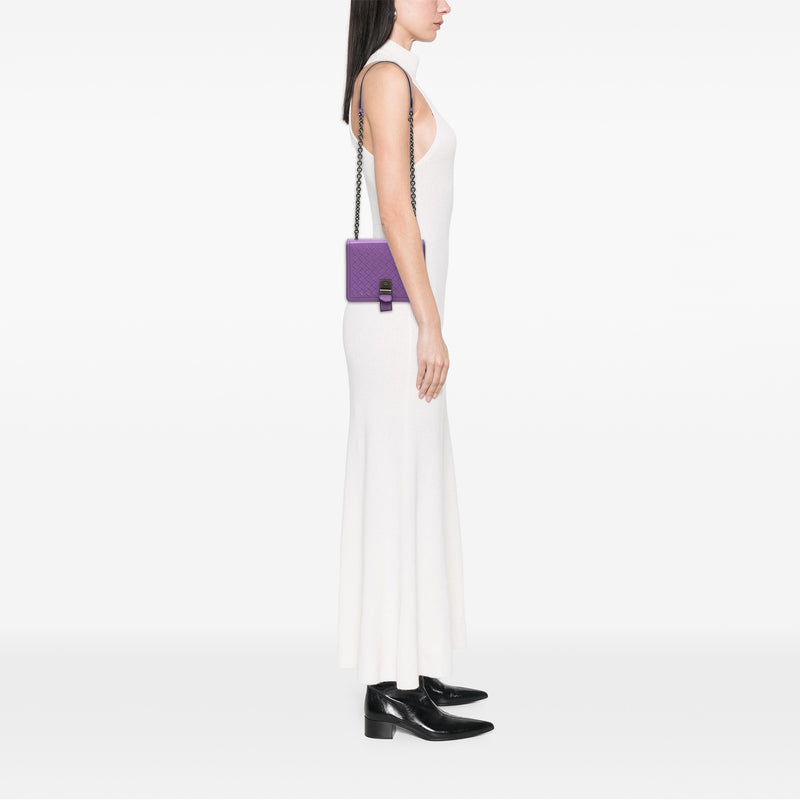 Small Nappa Intrecciato Runway Shoulder Bag - Image 6