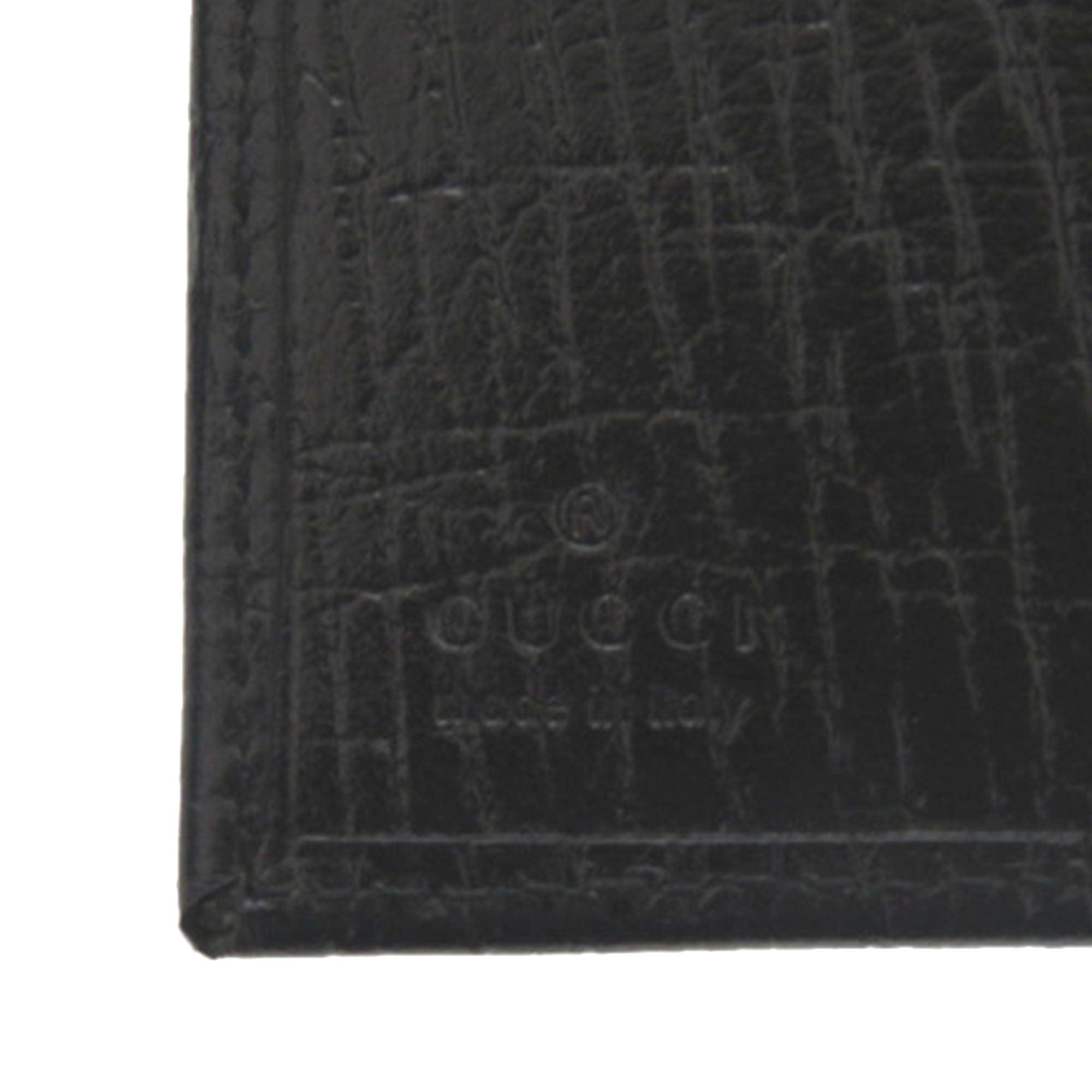 Textured Leather Bamboo Long Wallet - Image 6