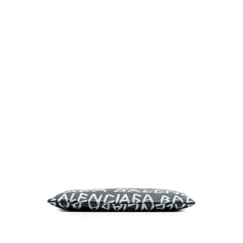 Leather Graffiti Clutch - Image 3