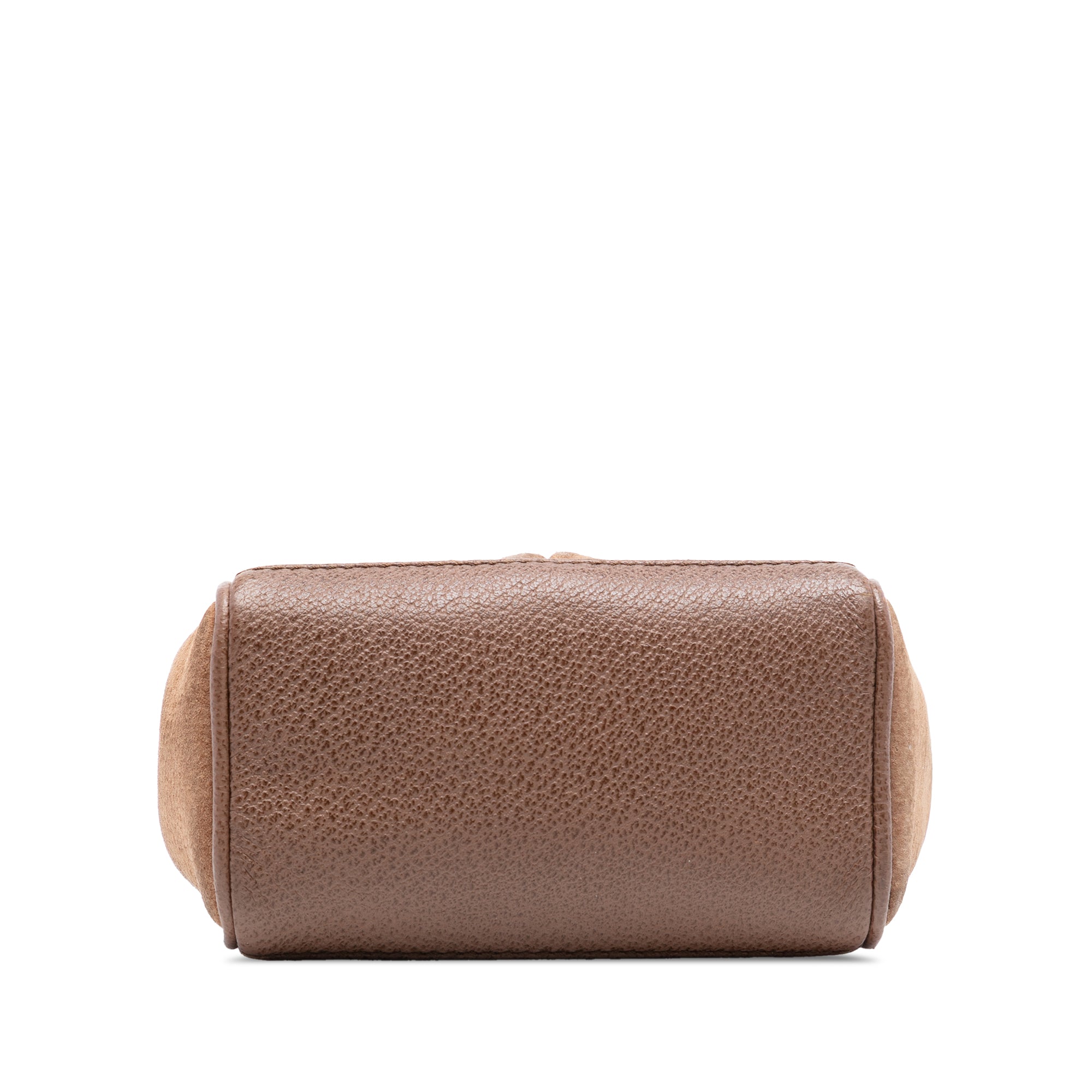 Mini Suede Bamboo Satchel - Image 3
