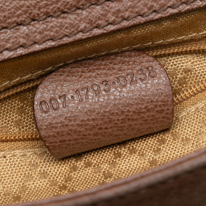 Mini Suede Bamboo Satchel - Image 6