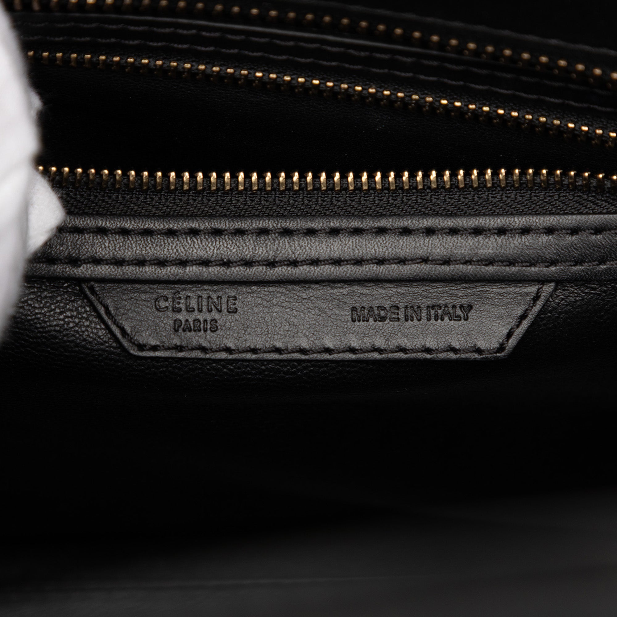 Micro Tricolor Leather Luggage Tote - Image 5