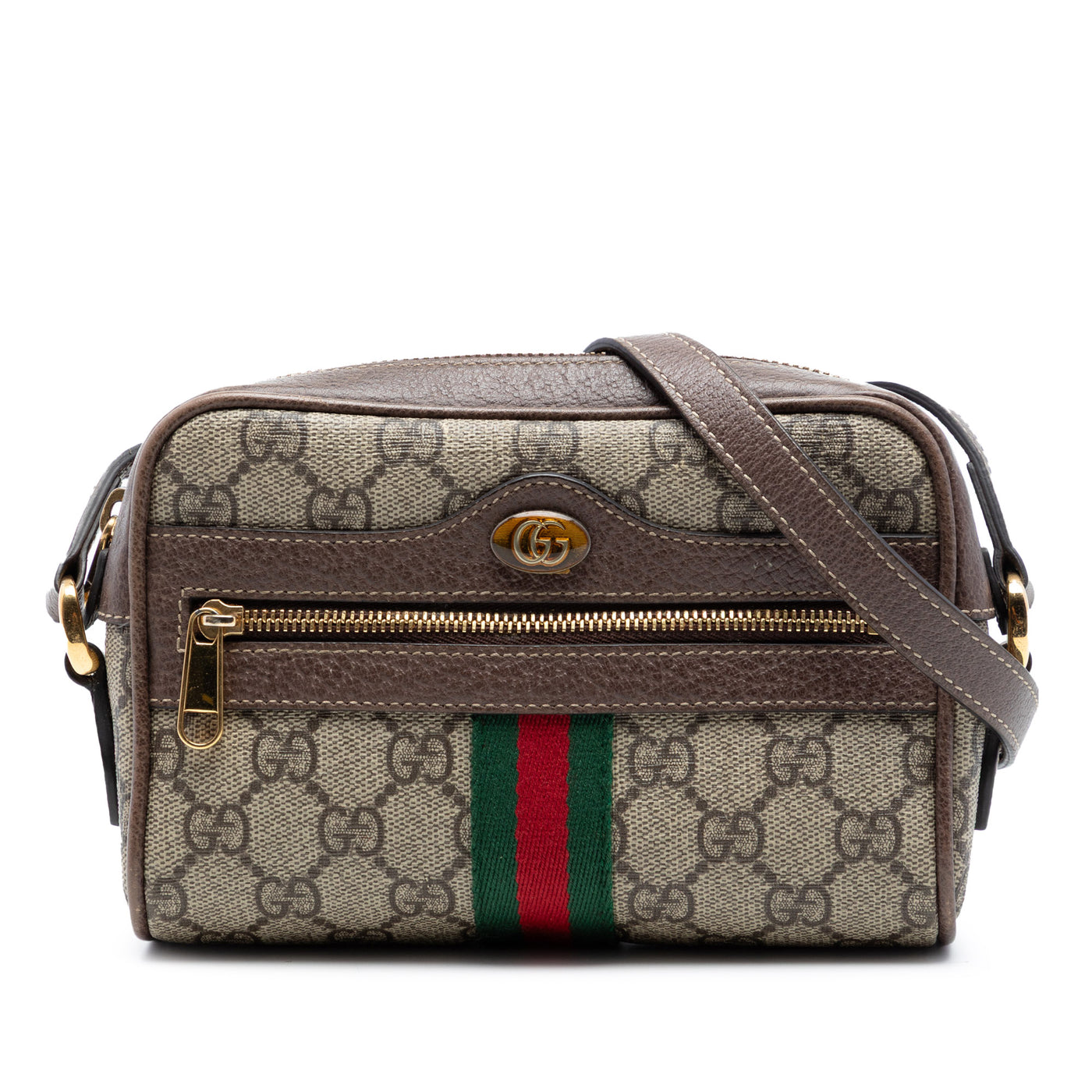 Mini GG Supreme Web Ophidia Crossbody - Image 1