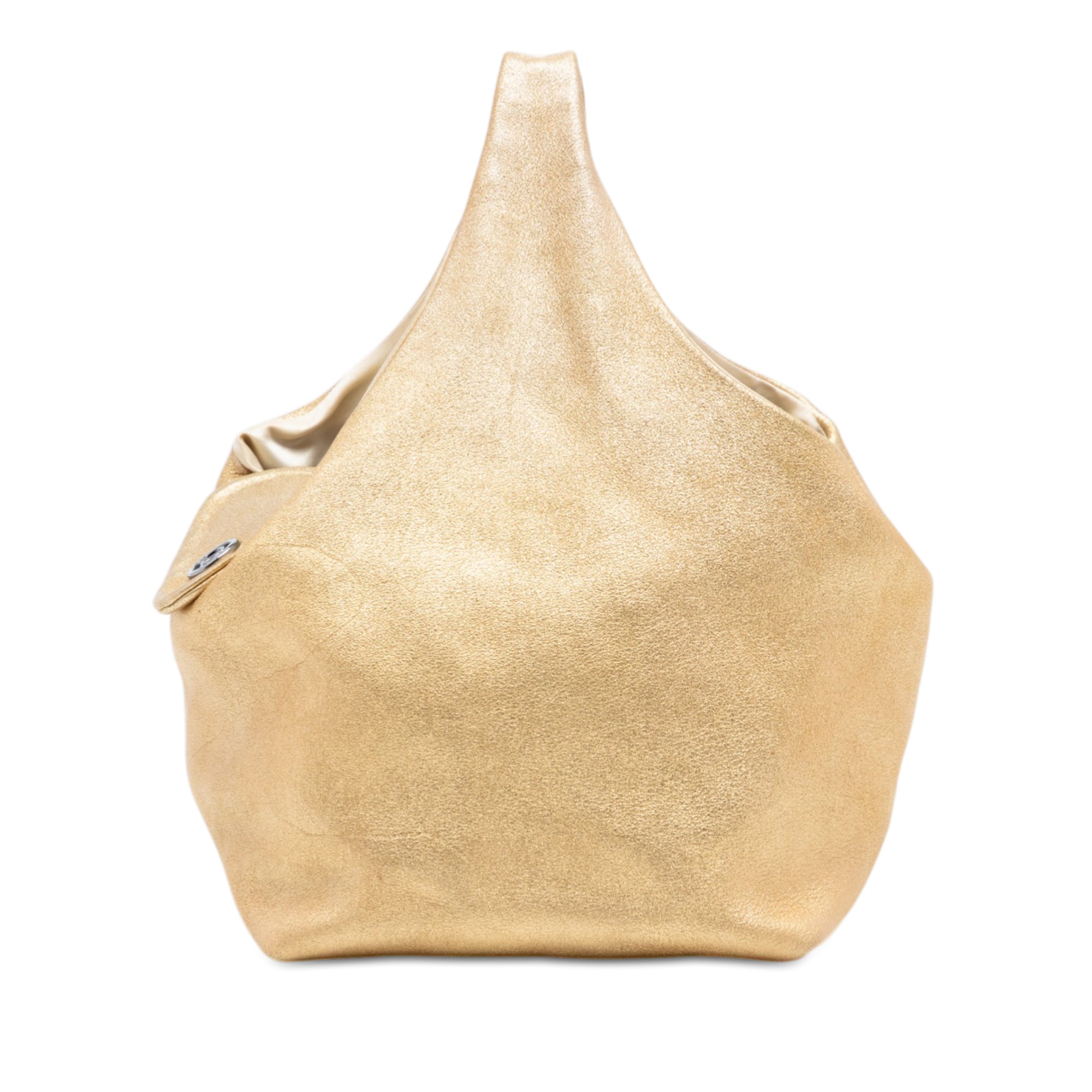 CC Metallic Lambskin Hobo - Image 1