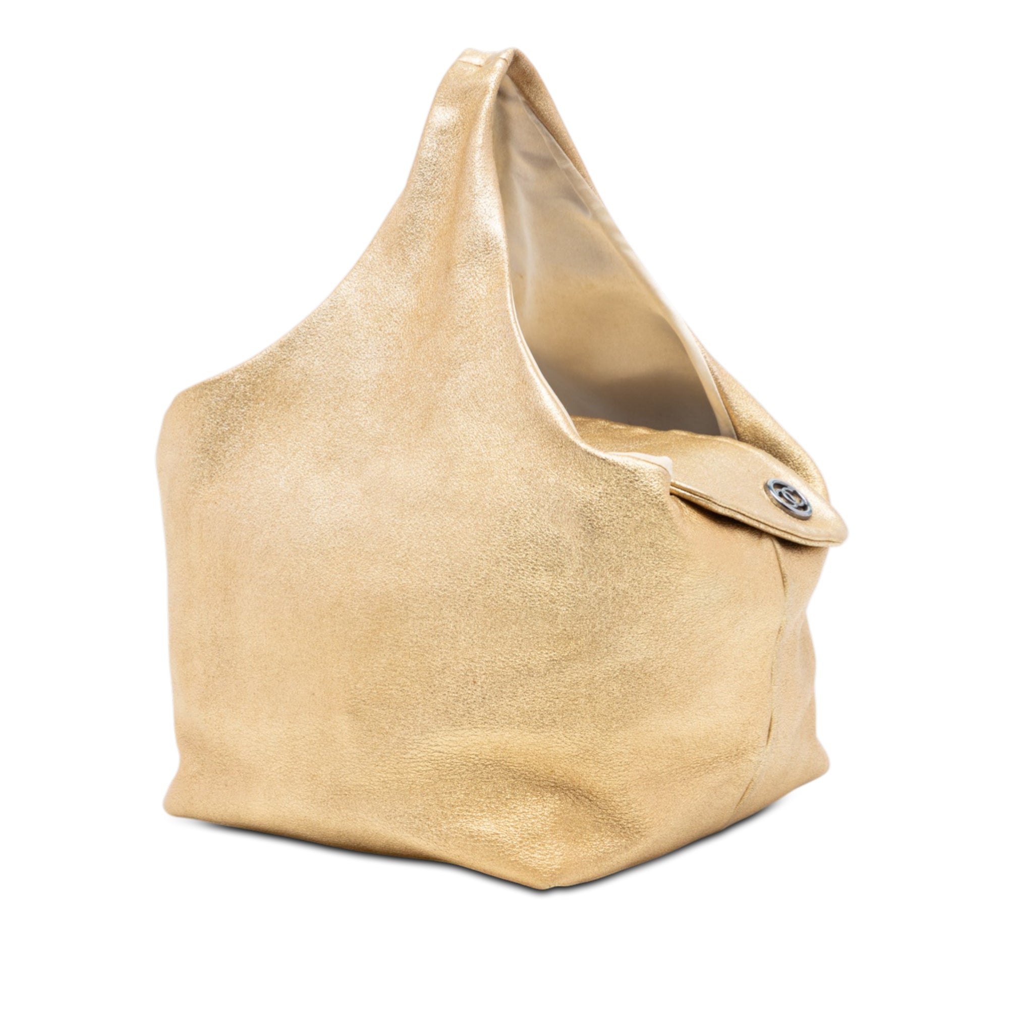 CC Metallic Lambskin Hobo - Image 2