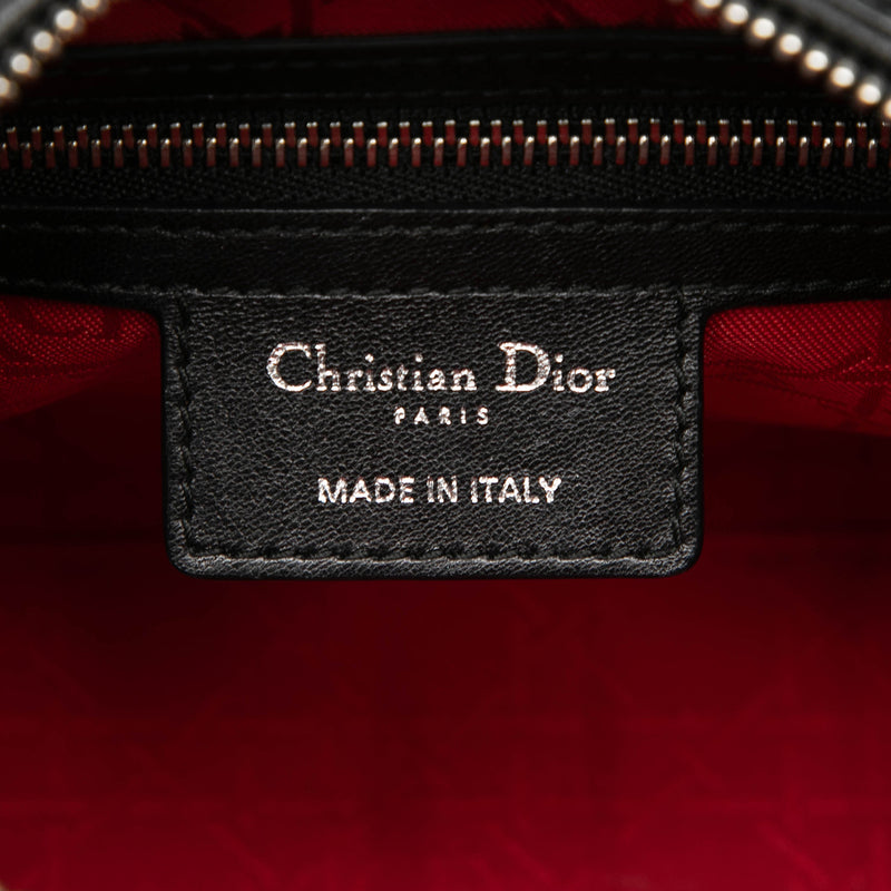Medium Lambskin Cannage Lady Dior - Image 5