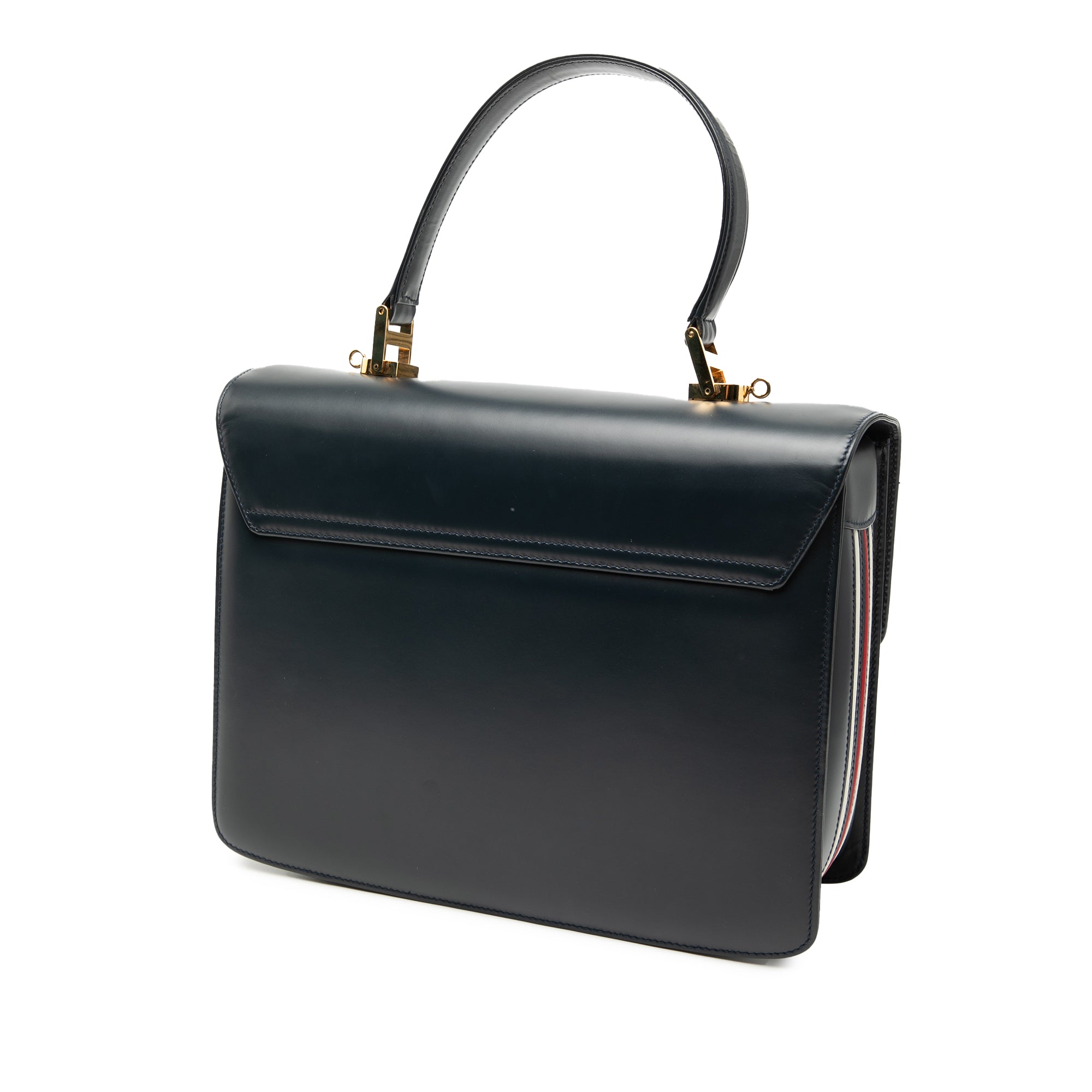Calfskin Turnlock Sideline Handbag - Image 2
