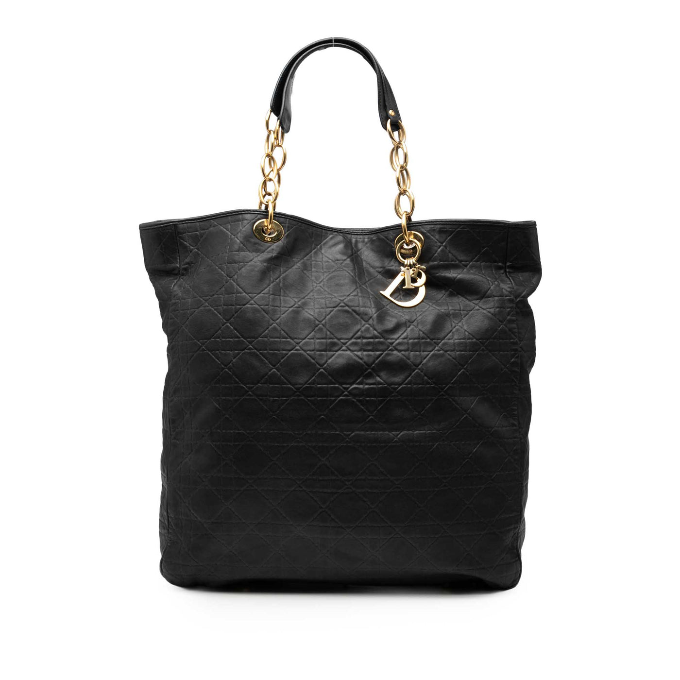 Large Lambskin Cannage Lady Dior Soft Shopping Tote - Image 1