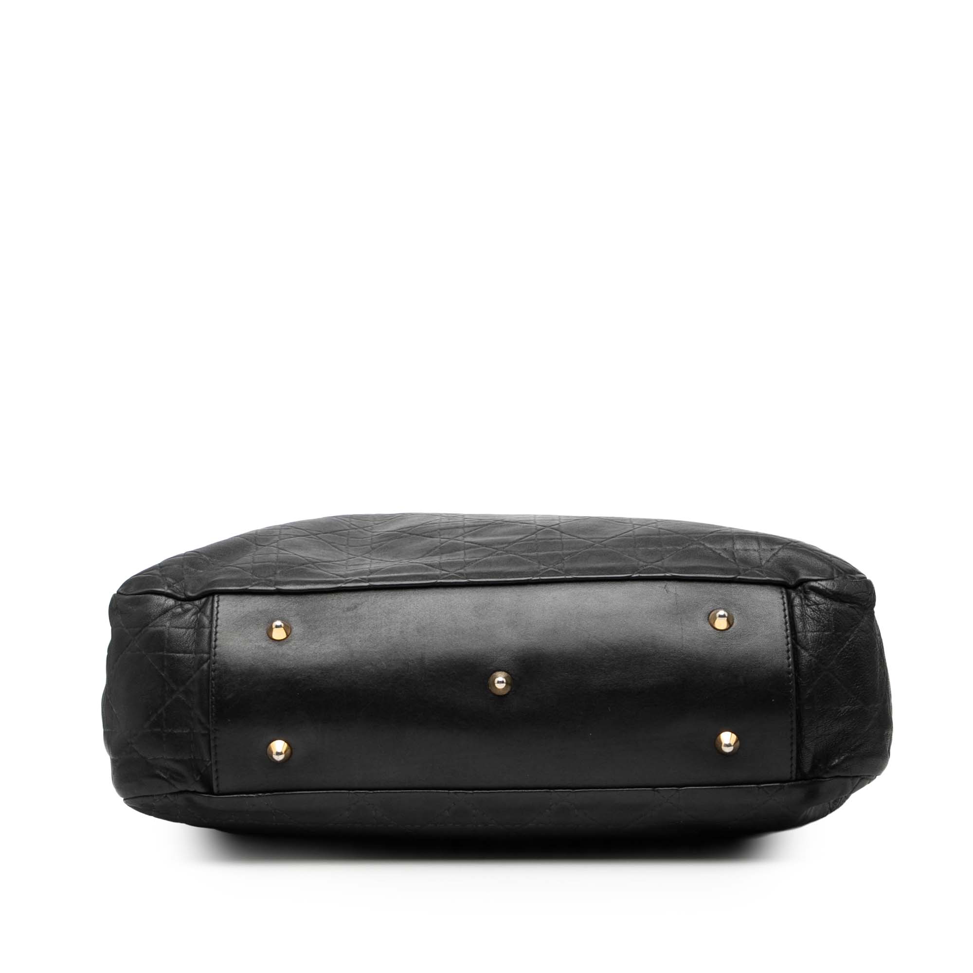 Large Lambskin Cannage Lady Dior Soft Shopping Tote - Image 3