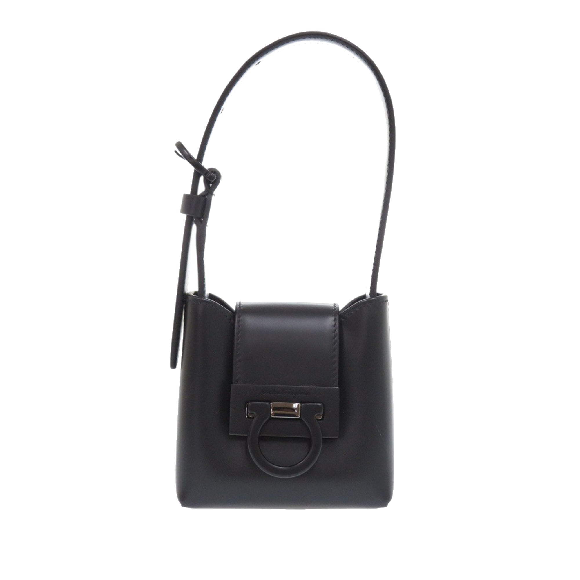 Leather Gancini Trifoglio Handbag - Image 1
