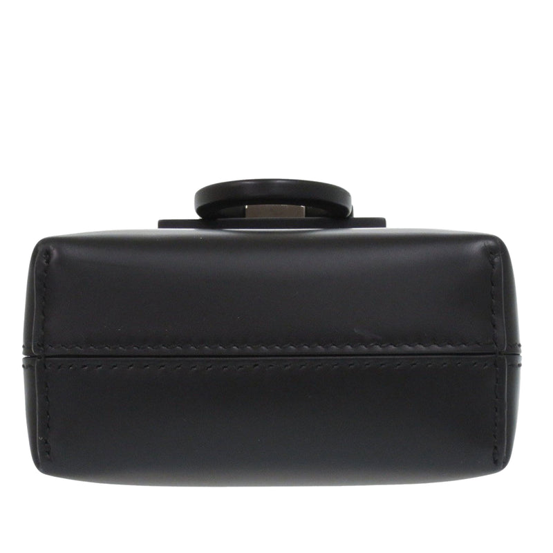Leather Gancini Trifoglio Handbag - Image 3