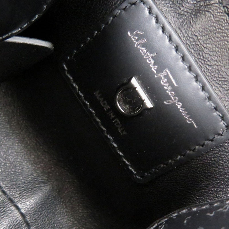Leather Gancini Trifoglio Handbag - Image 5