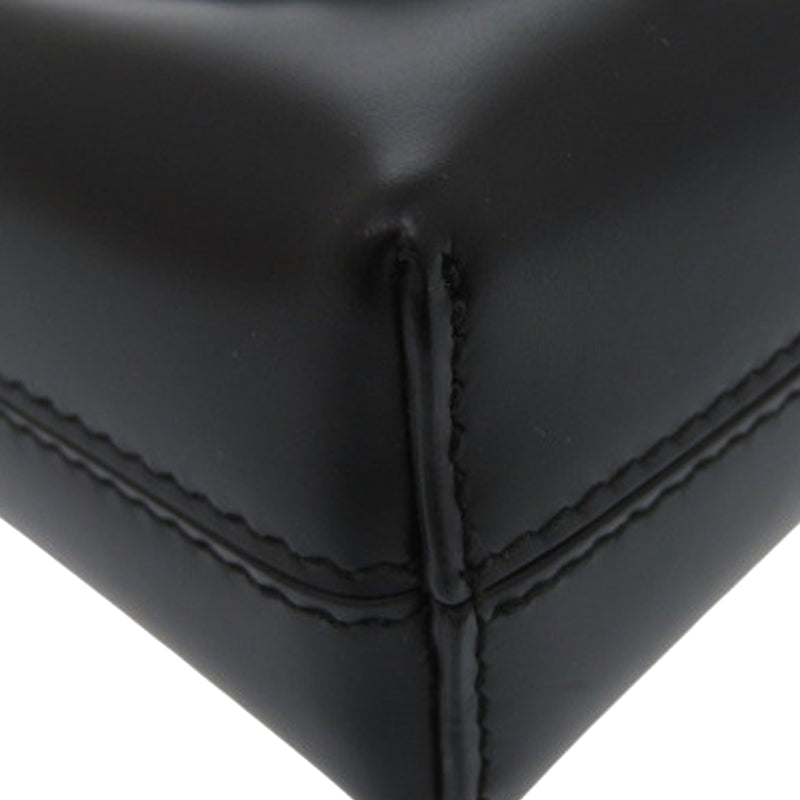 Leather Gancini Trifoglio Handbag - Image 8