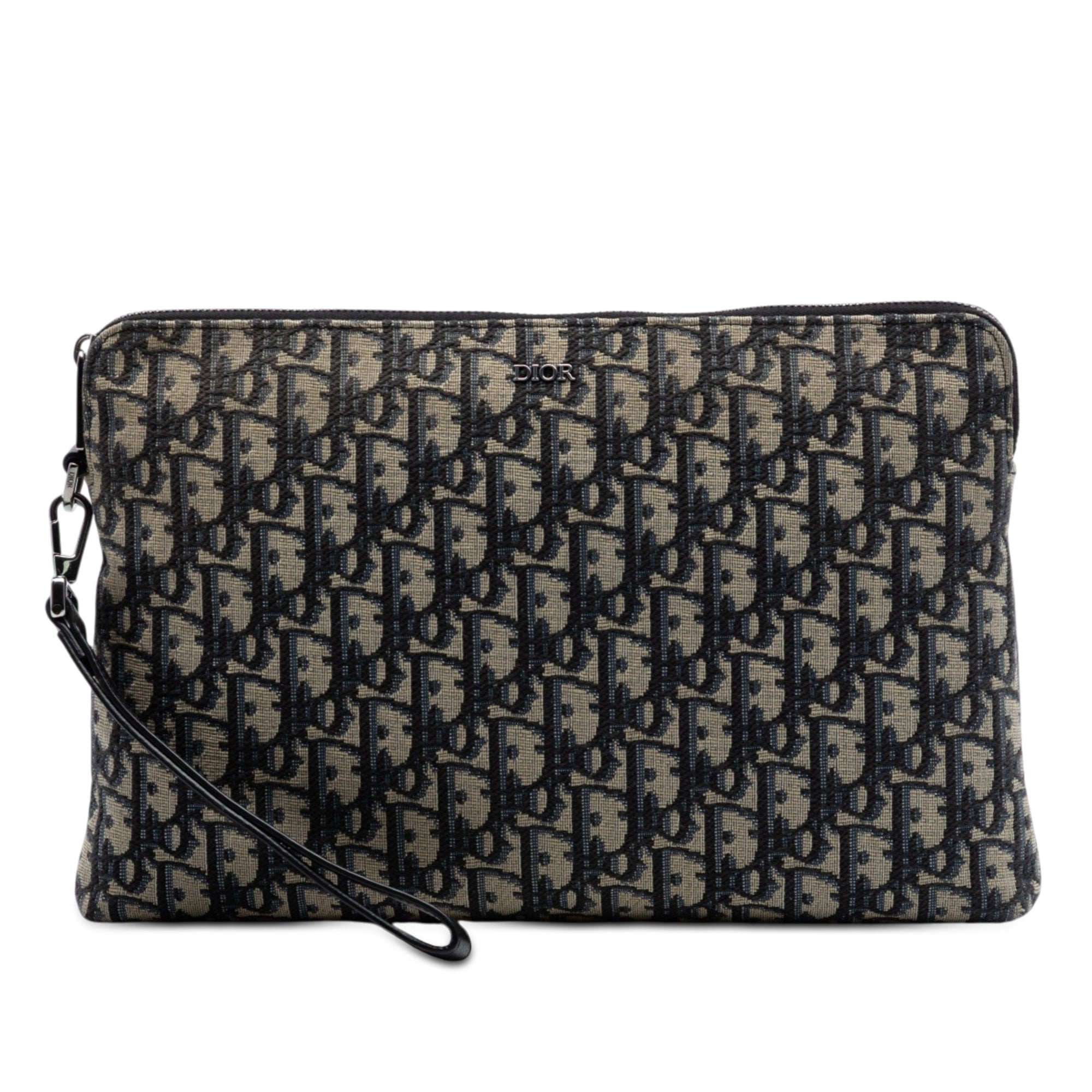Oblique Canvas A4 Zipped Pouch - Image 1