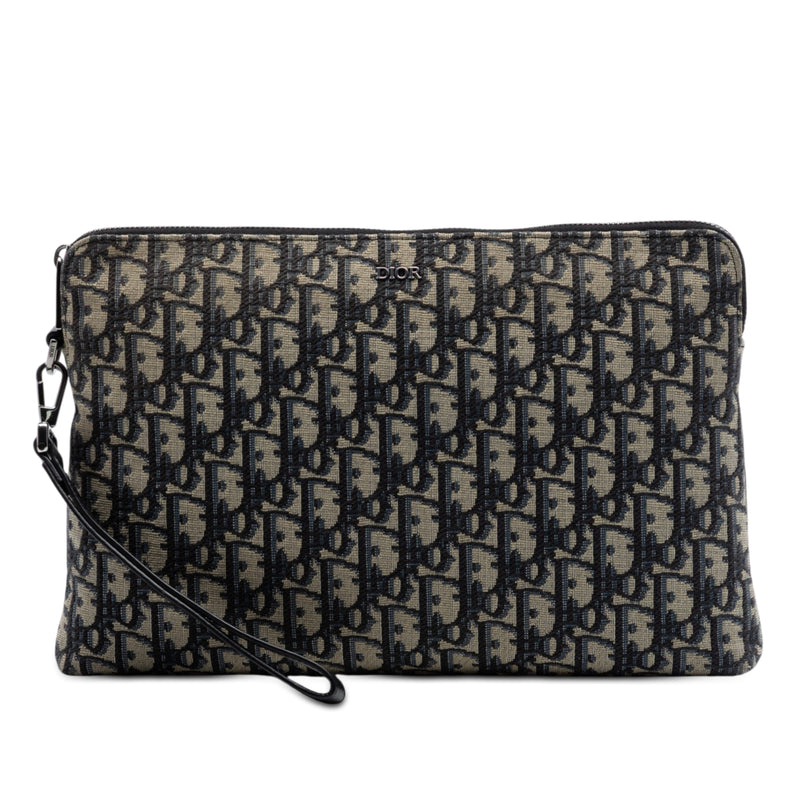 Oblique Canvas A4 Zipped Pouch