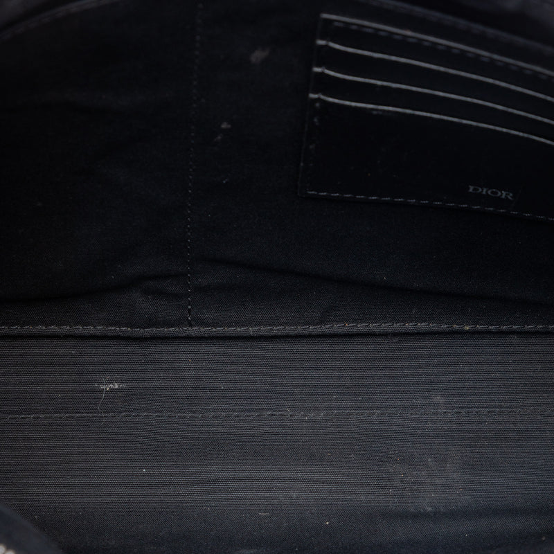Oblique Canvas A4 Zipped Pouch - Image 4