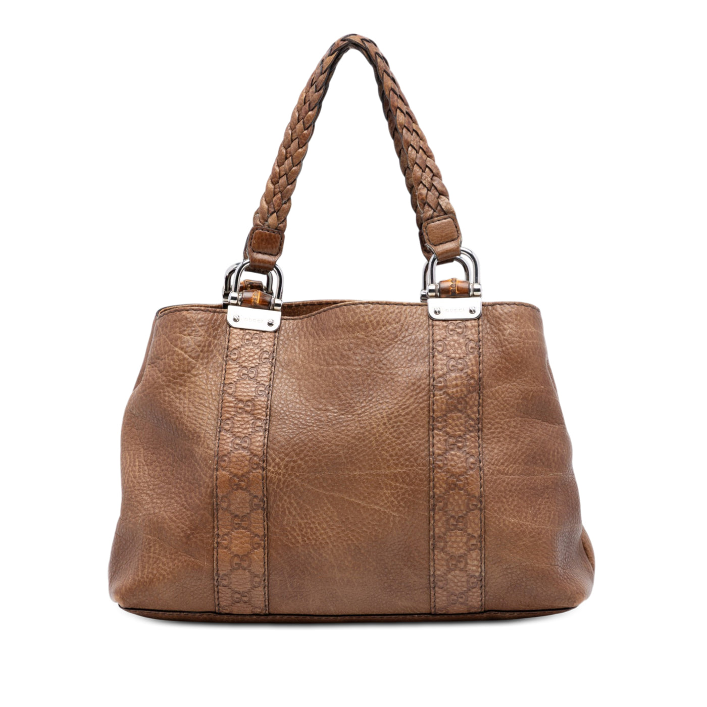 Medium Guccissima Trimmed Calfskin Bamboo Libeccio Tote - Image 1