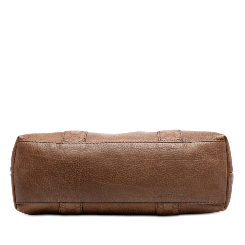 Medium Guccissima Trimmed Calfskin Bamboo Libeccio Tote - Image 3