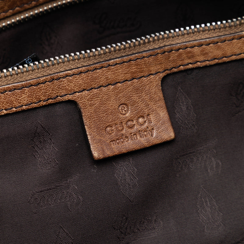 Medium Guccissima Trimmed Calfskin Bamboo Libeccio Tote - Image 5