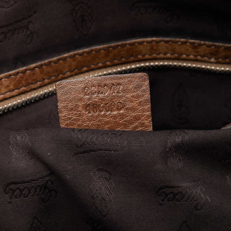 Medium Guccissima Trimmed Calfskin Bamboo Libeccio Tote - Image 6