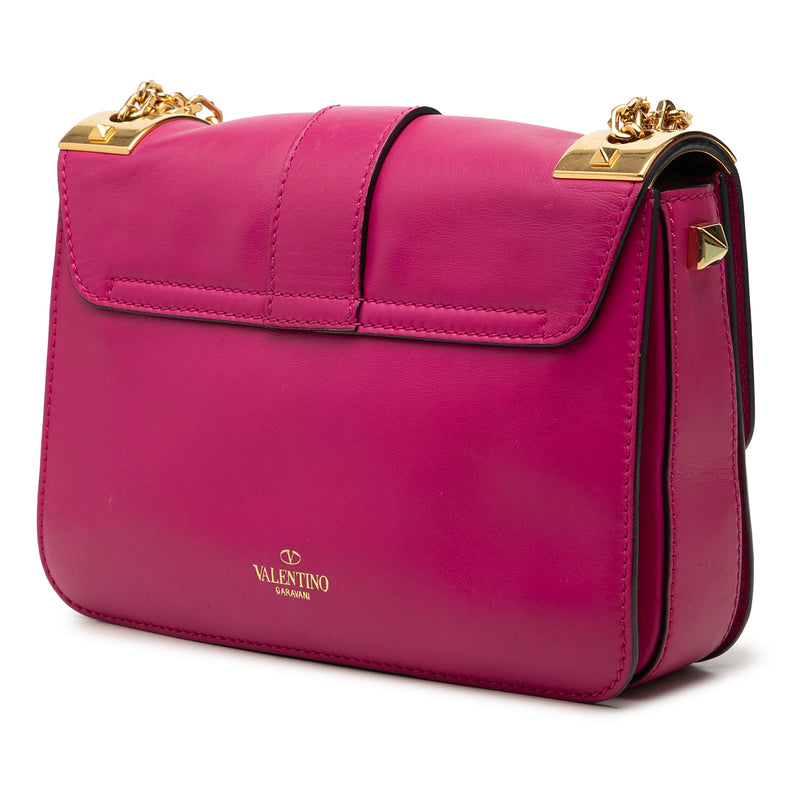 Leather B Rockstud Flap Shoulder Bag - Image 2