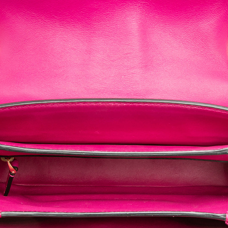 Leather B Rockstud Flap Shoulder Bag - Image 4