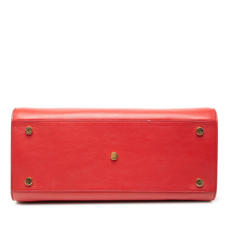 Small Leather Sac De Jour Satchel - Image 3