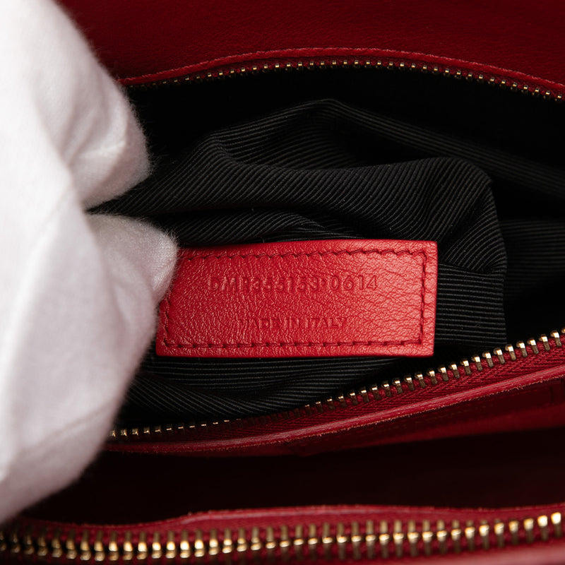 Small Leather Sac De Jour Satchel - Image 6
