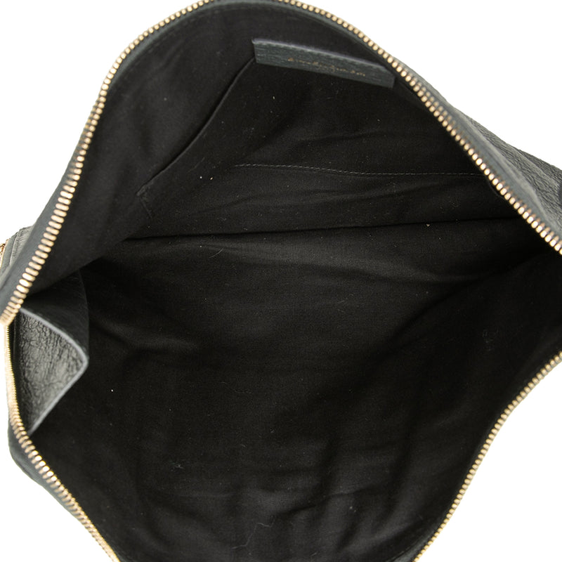 Lambskin Motocross Giant 12 Zip Around Flat Clutch - Image 4