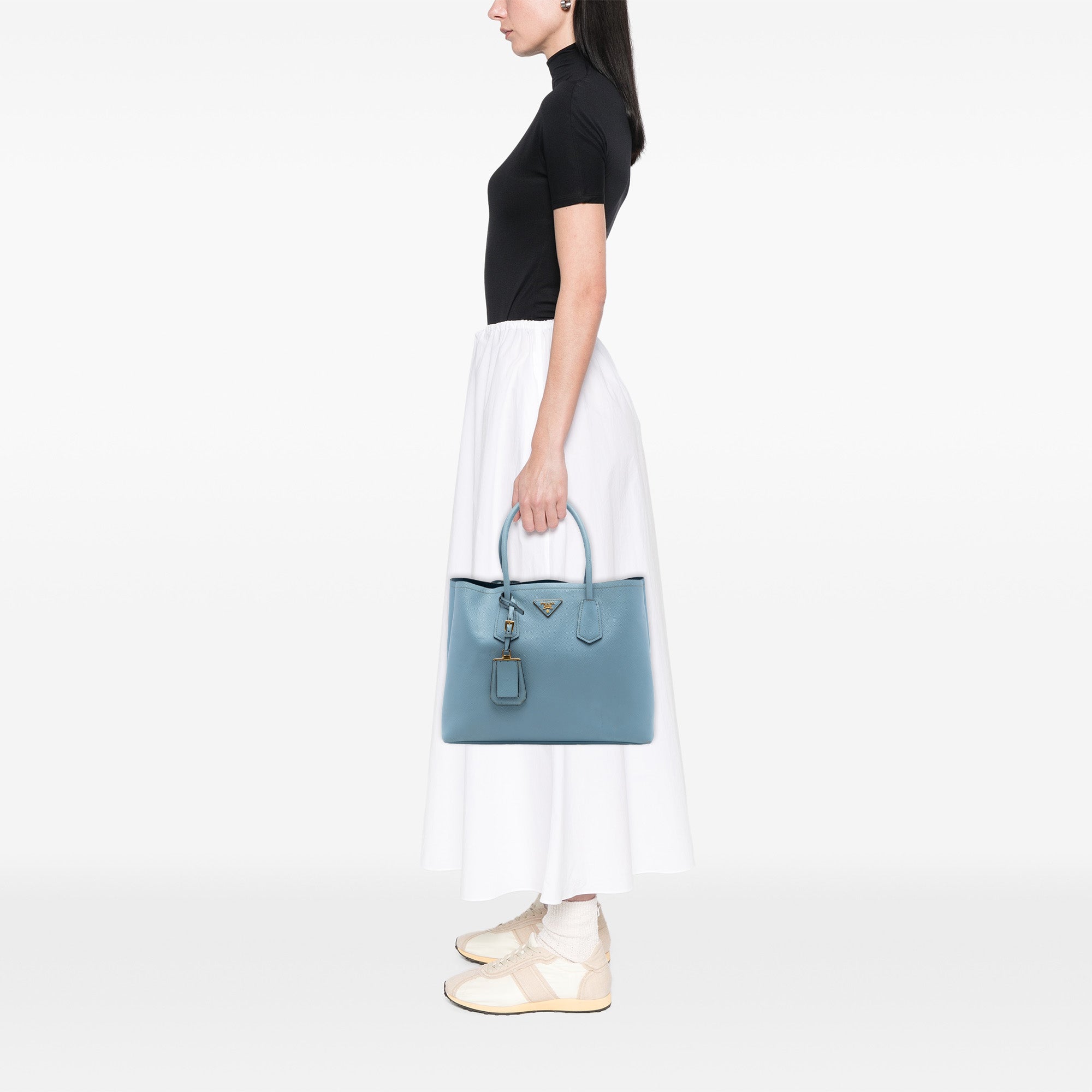 Large Saffiano Cuir Double Satchel - Image 6