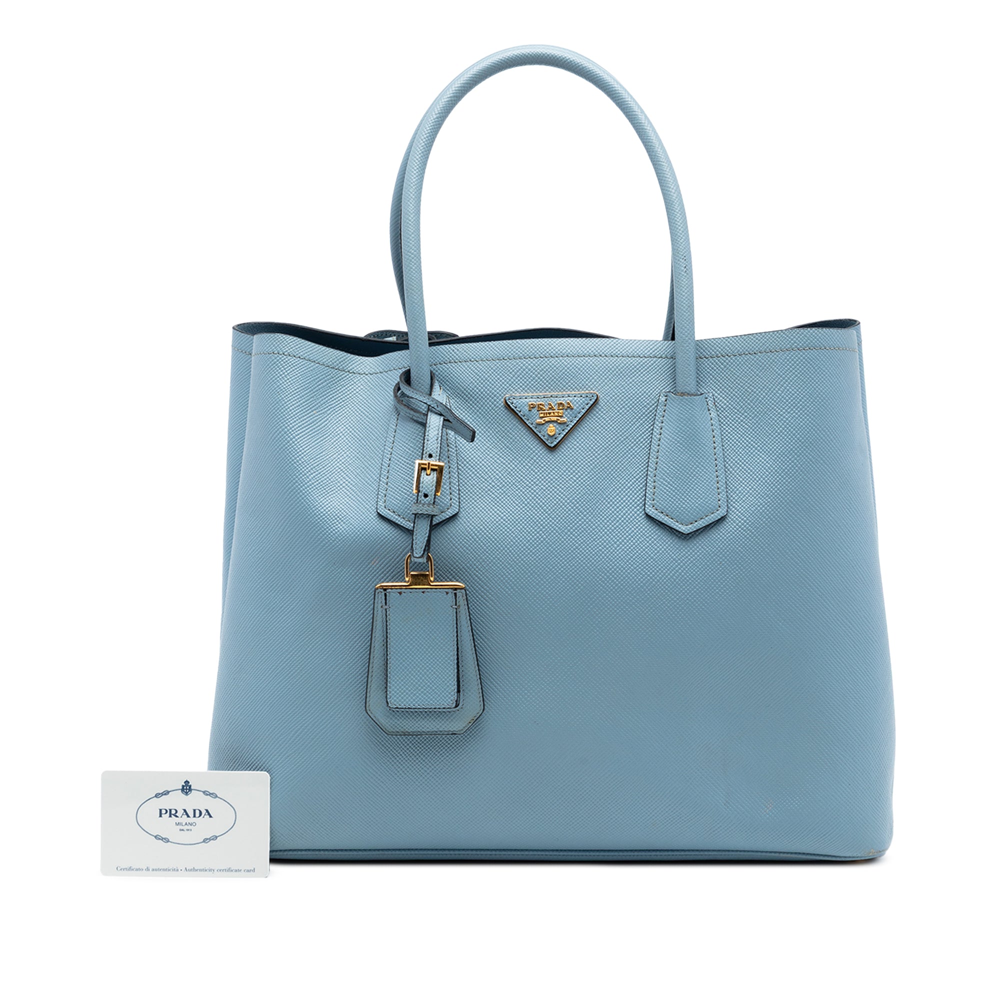 Large Saffiano Cuir Double Satchel - Image 7