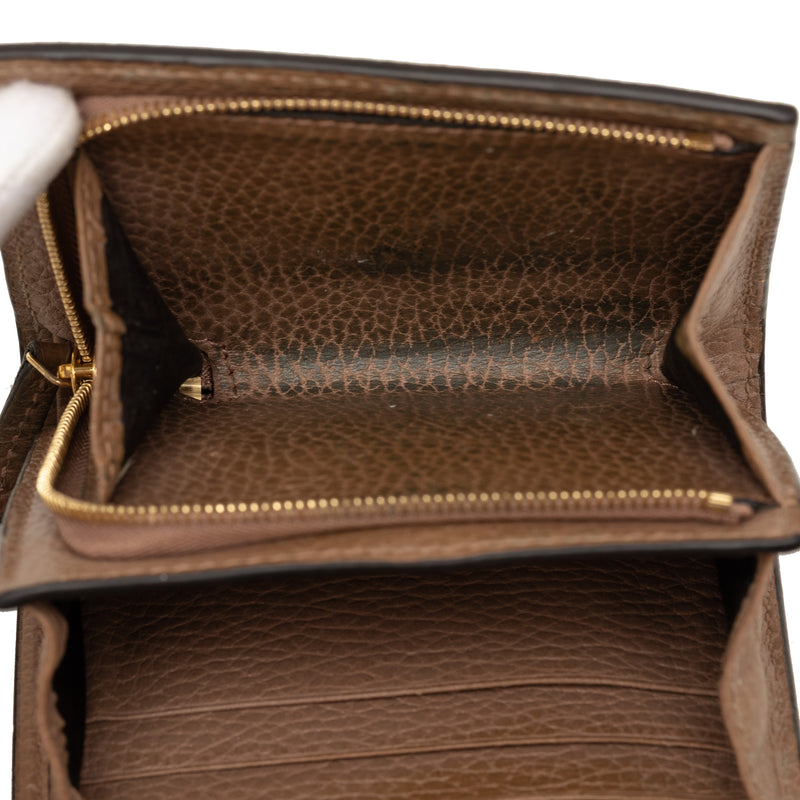 Bicolor GG Marmont Calfskin and GG Supreme Bifold Wallet - Image 5