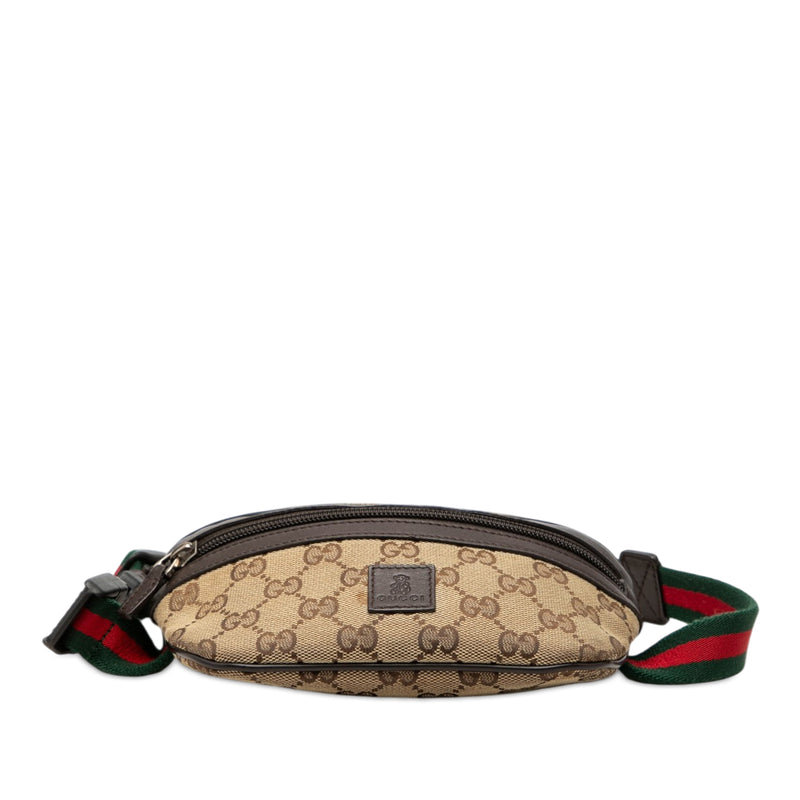 Childrens GG Canvas Web Belt Bag - Image 3