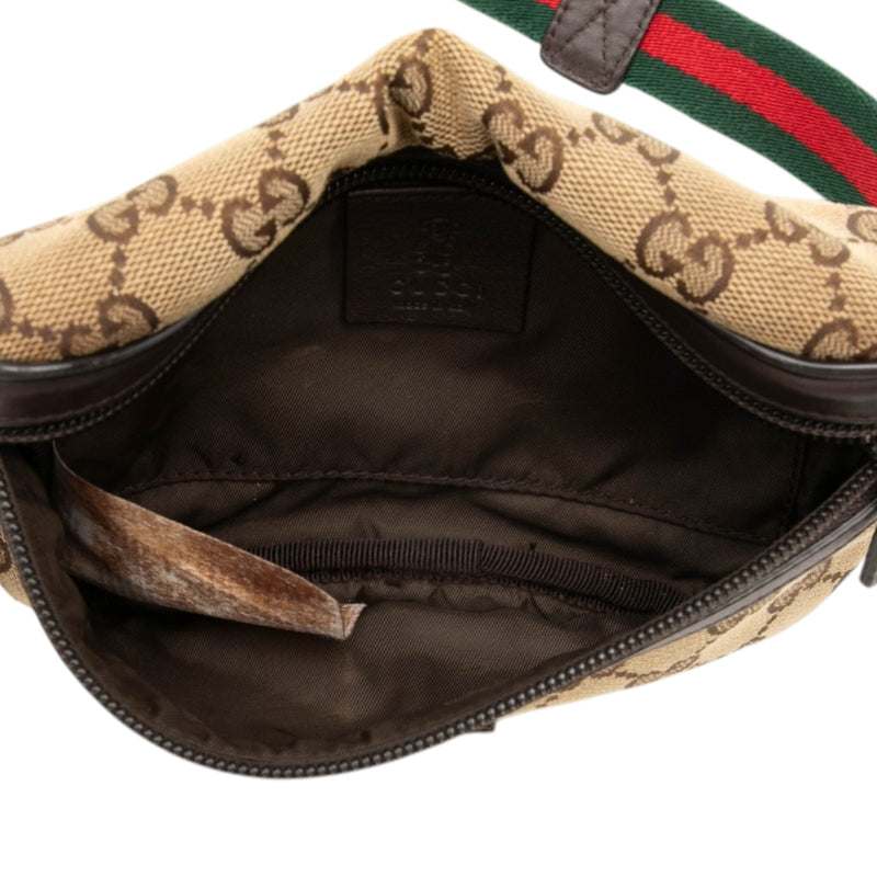 Childrens GG Canvas Web Belt Bag - Image 4