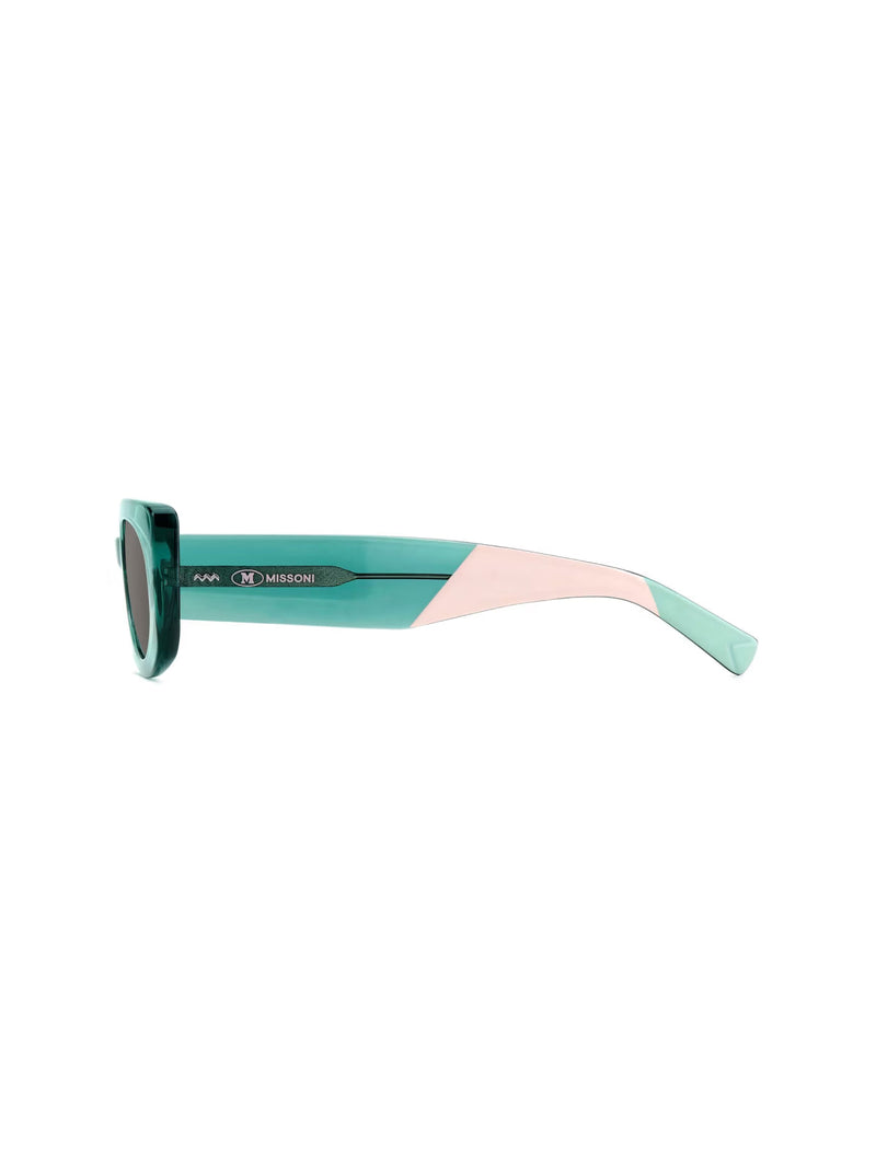 Missoni Mmi0169s1ed Logo-Stamped Acetate Sunglasses — Green