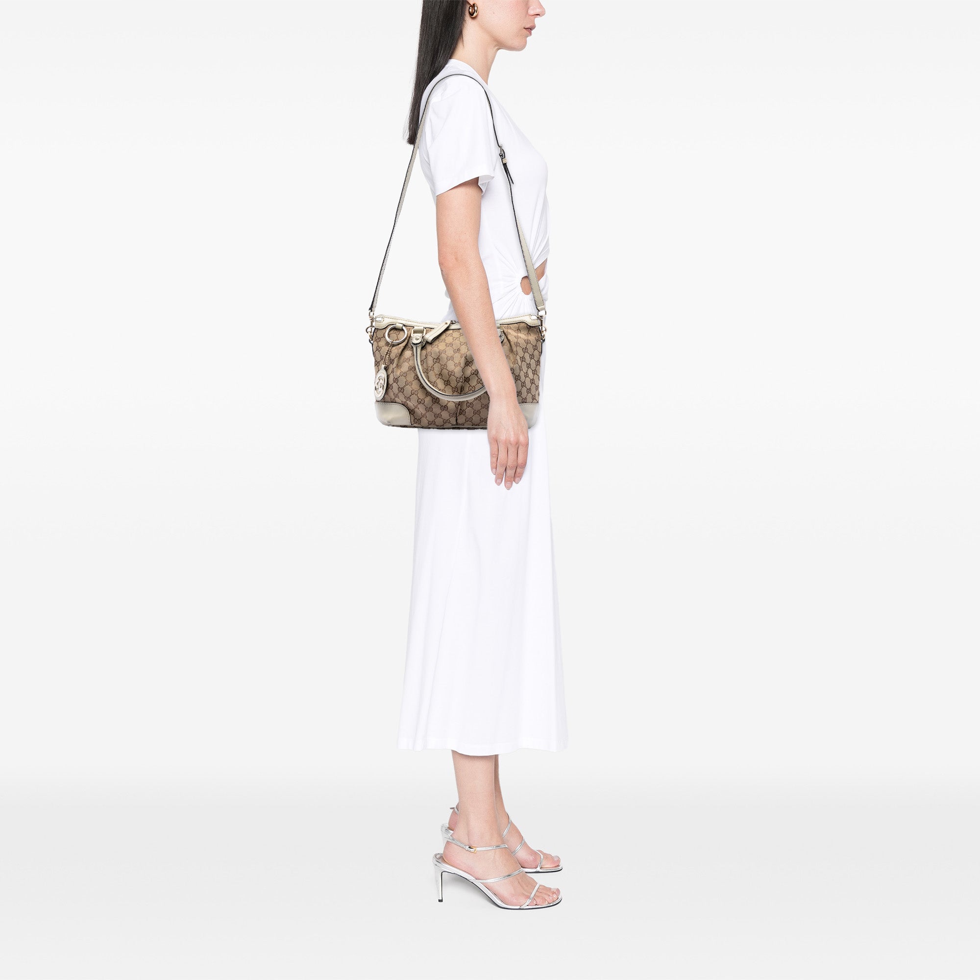 GG Canvas Sukey Satchel - Image 7