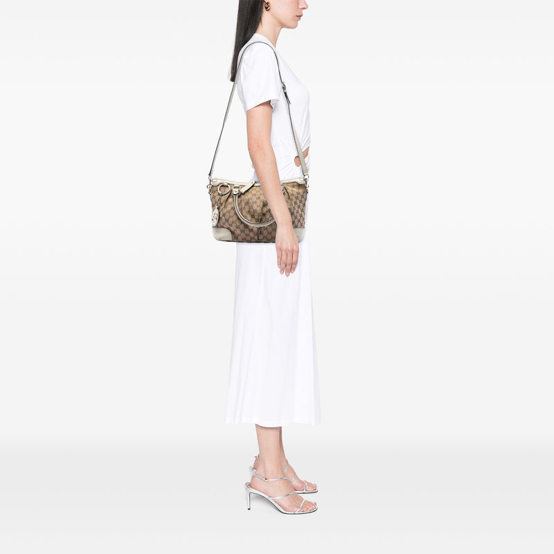 GG Canvas Sukey Satchel - Image 7