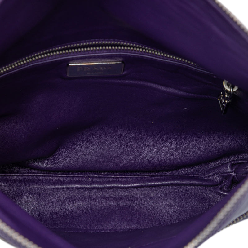 Soft Calf Fold Over Shoulder Bag - Image 4