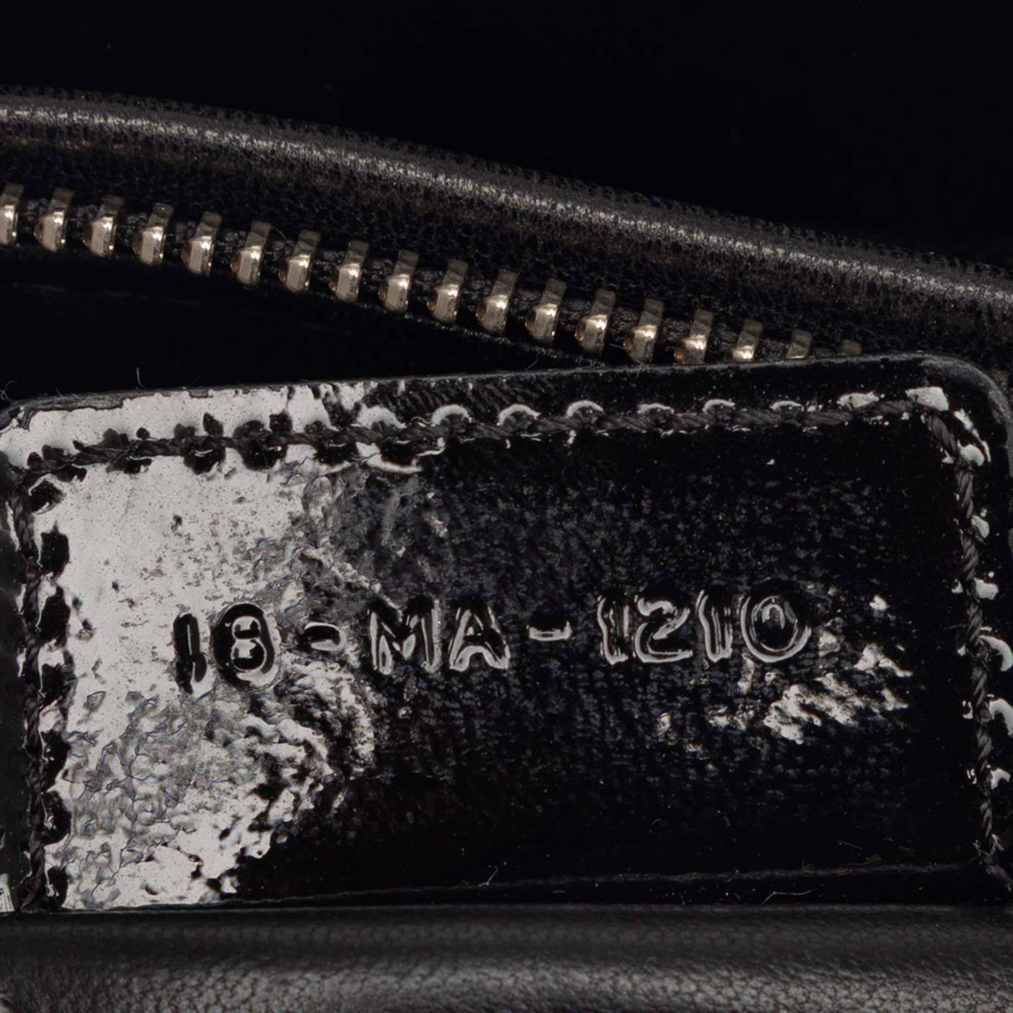 Medium Multicolor Metallic Fabric and Patent Leather Lady Dior - Image 6