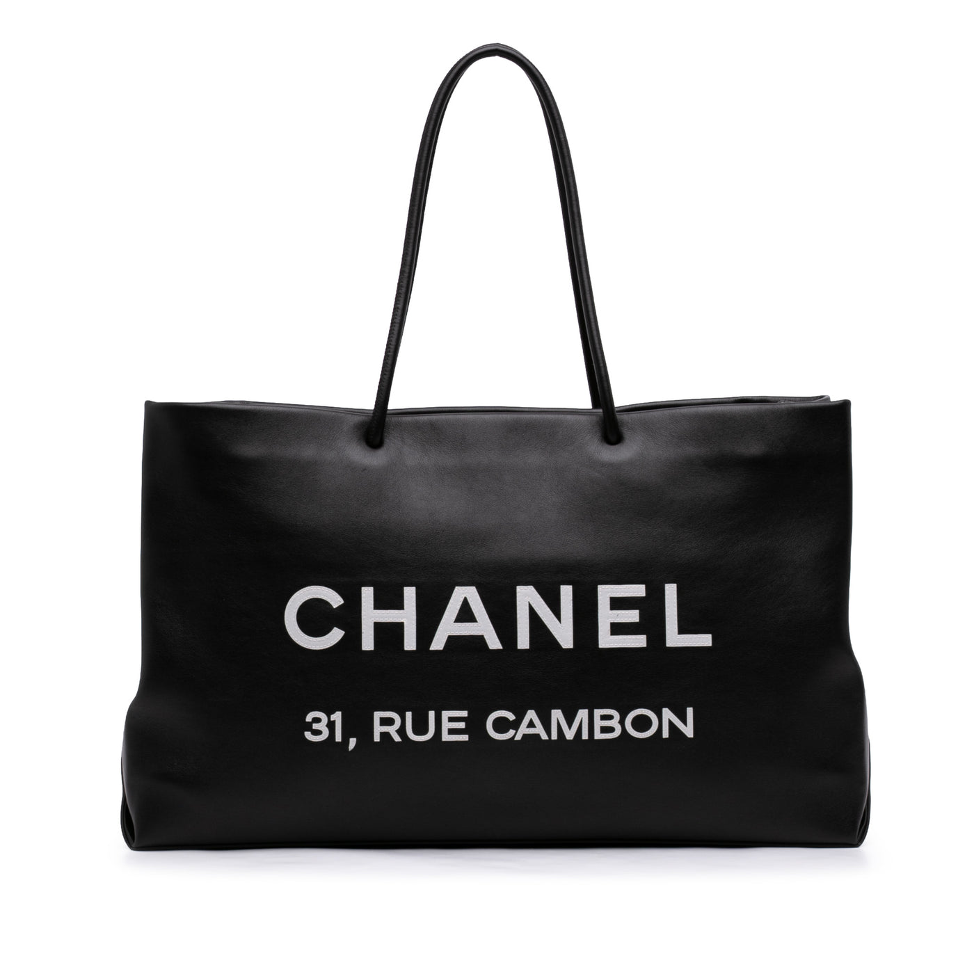 Large Calfskin Essential 31 Rue Cambon Shopping Tote - Image 1