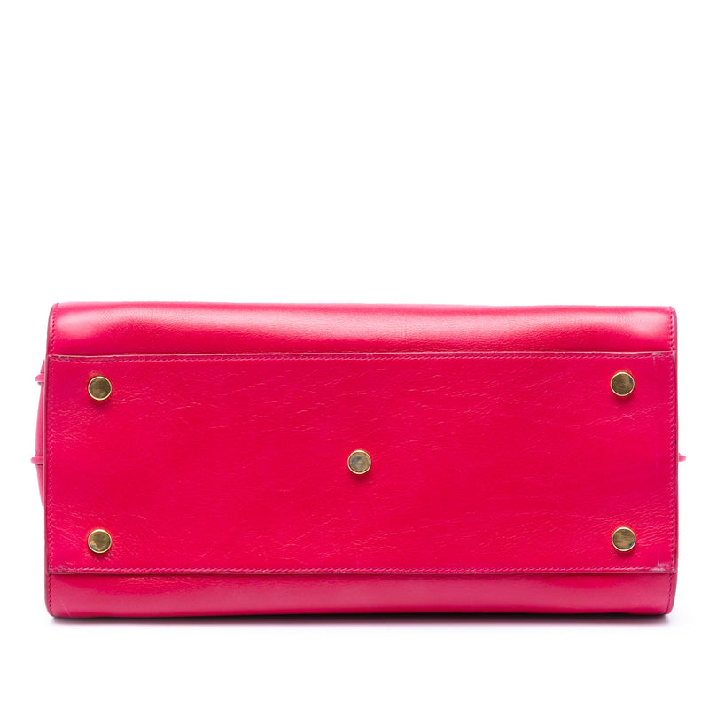 Small Leather Sac De Jour Satchel - Image 3