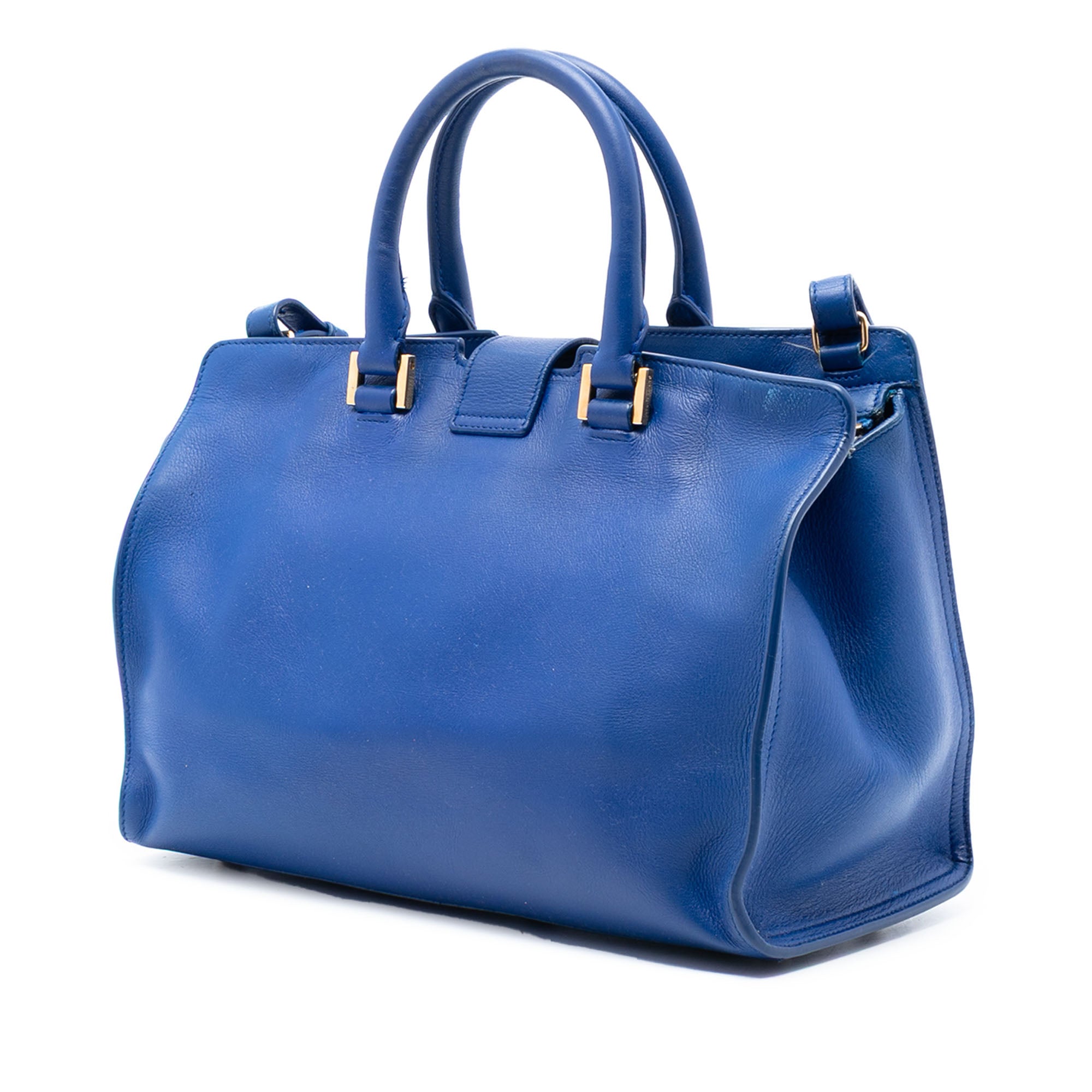 Small Calfskin Cabas Chyc Satchel - Image 2