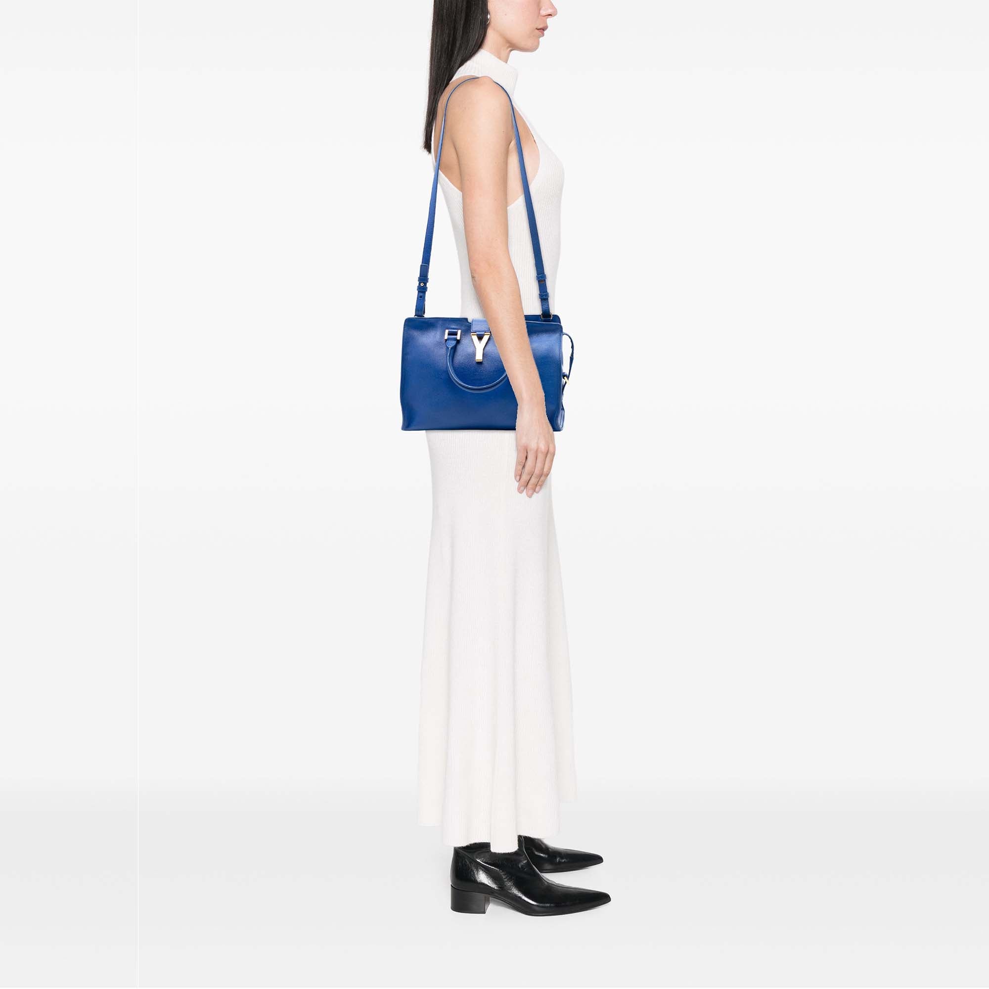 Small Calfskin Cabas Chyc Satchel - Image 7