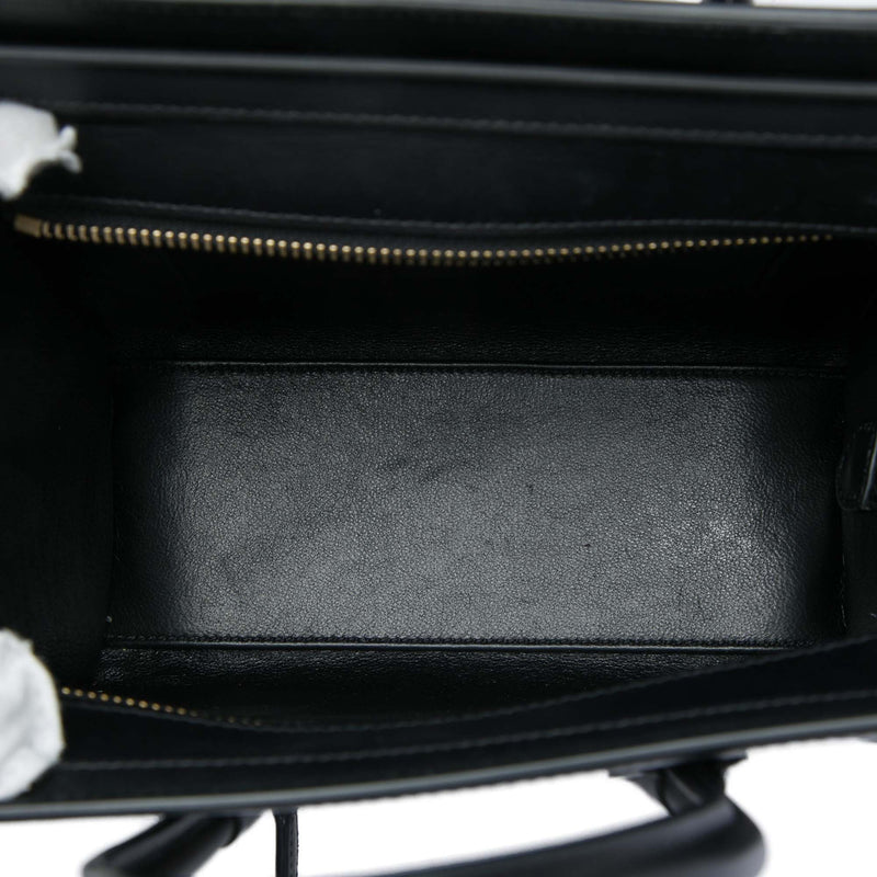 Nano Tricolor Leather Luggage Tote - Image 5