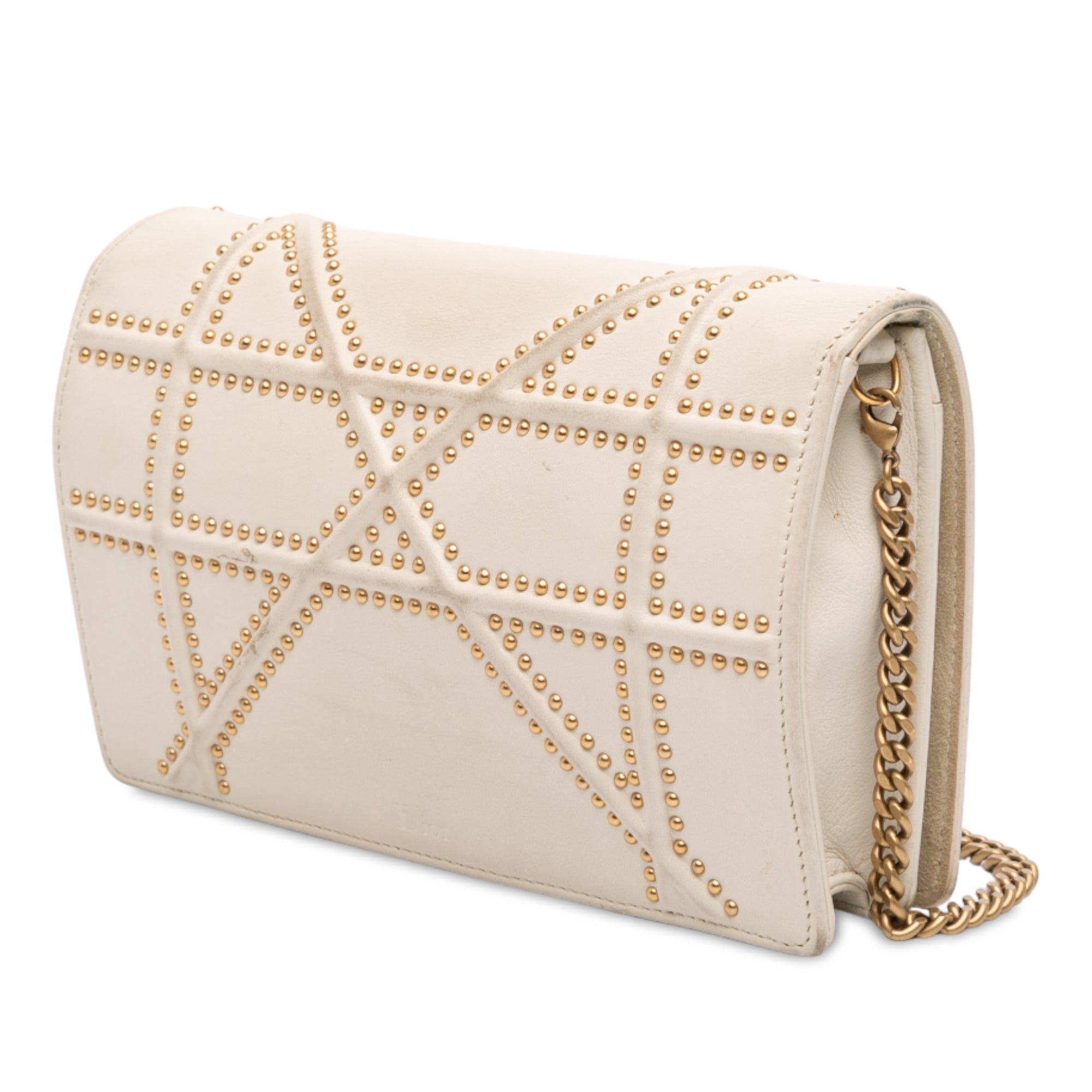 Studded Lambskin Diorama Wallet on Chain - Image 2