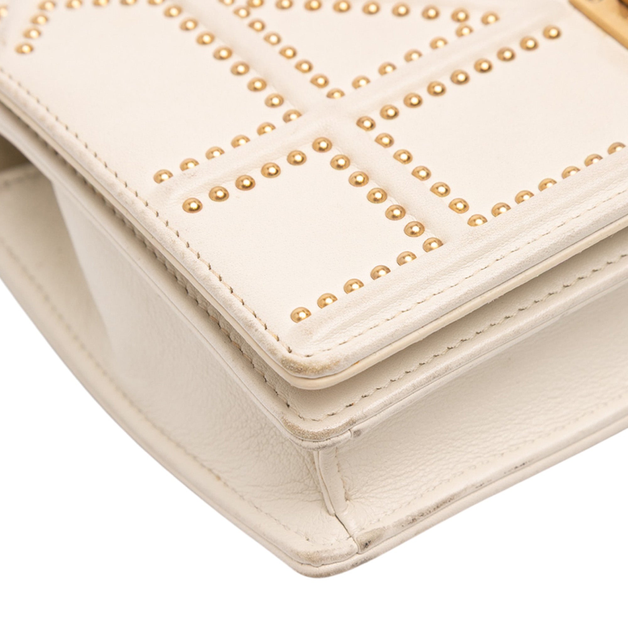 Studded Lambskin Diorama Wallet on Chain - Image 7