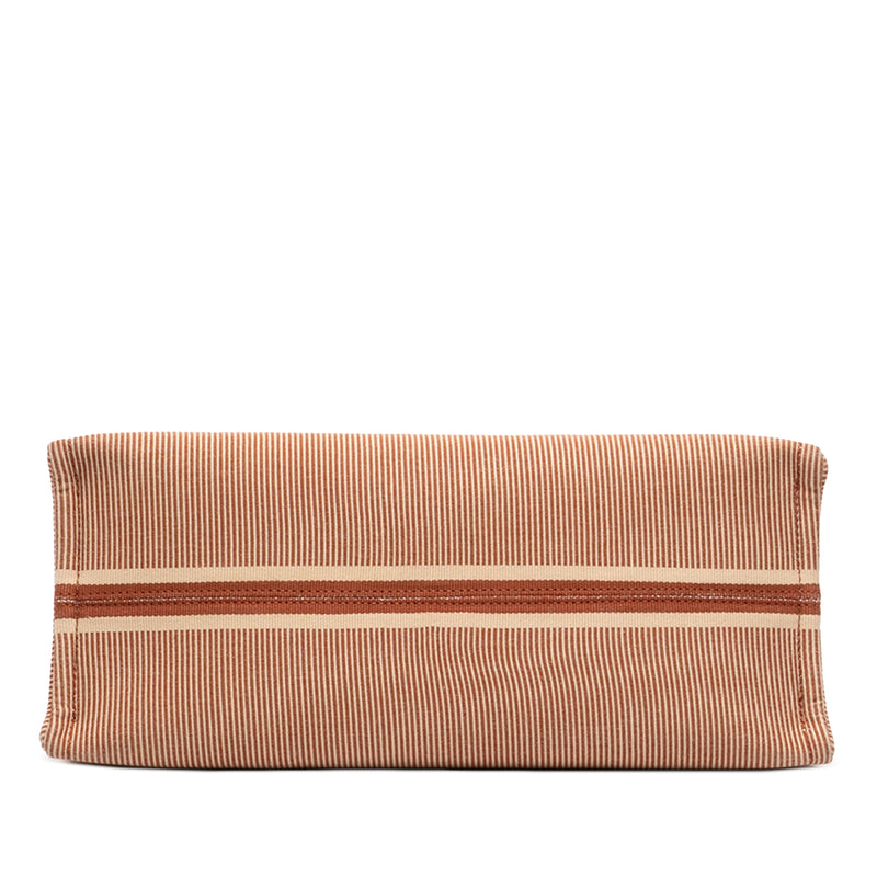 Large Striped Canvas Cabas Thais Tote - Image 3