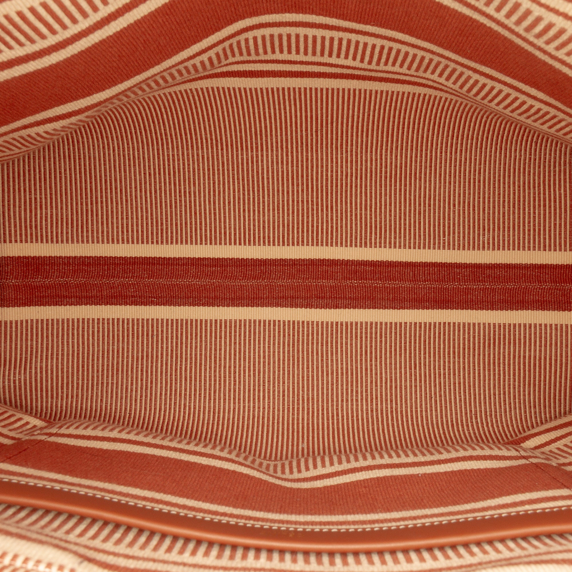 Large Striped Canvas Cabas Thais Tote - Image 4