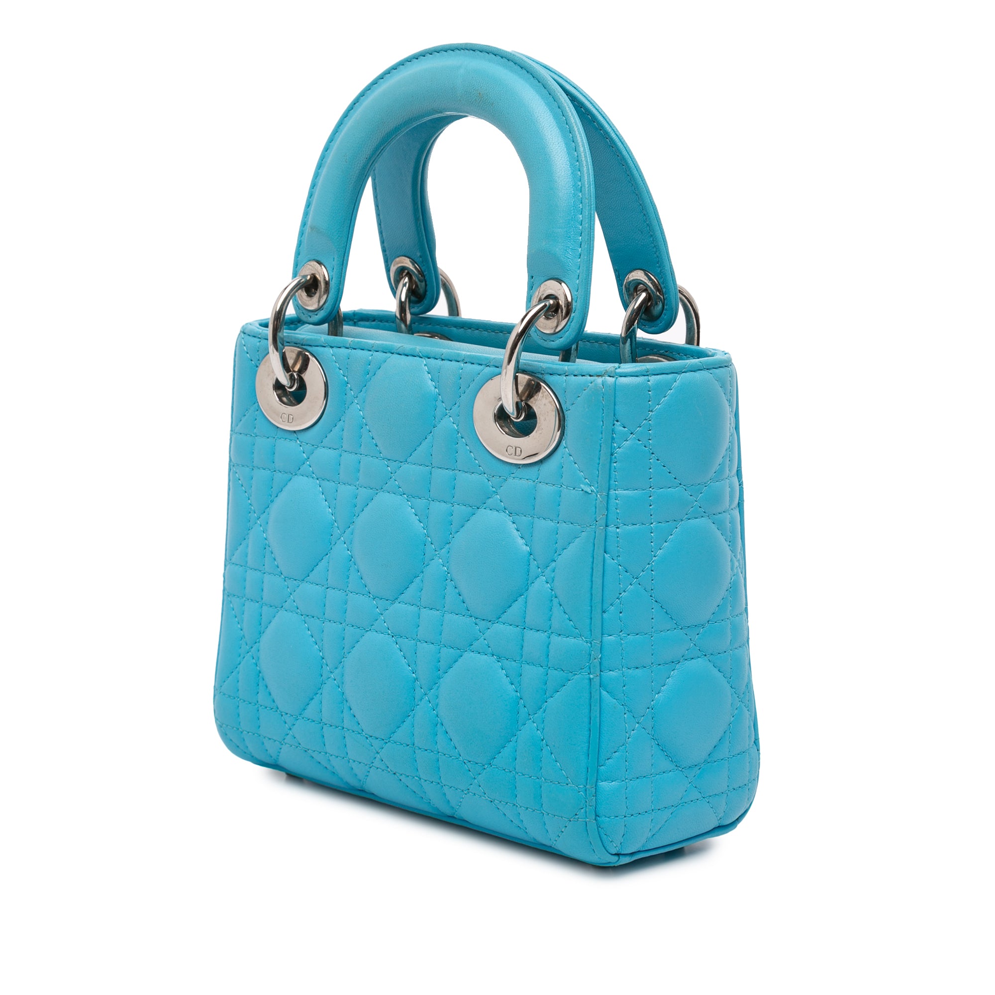 Mini Lambskin Cannage Lady Dior - Image 2